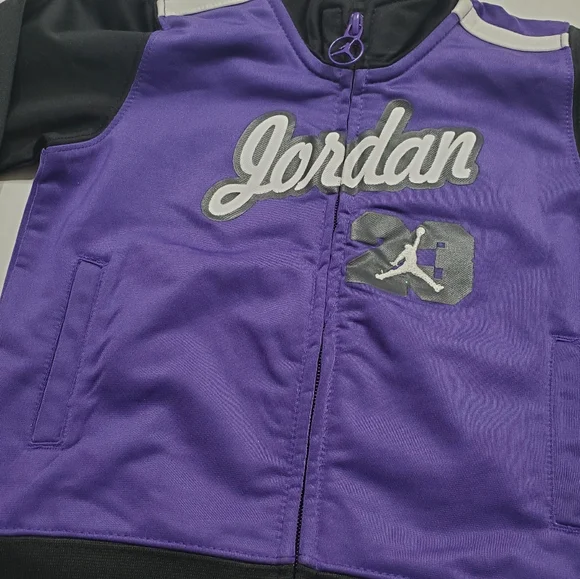 Air Jordan Jersey Black Full Zip Jacket Youth Boys